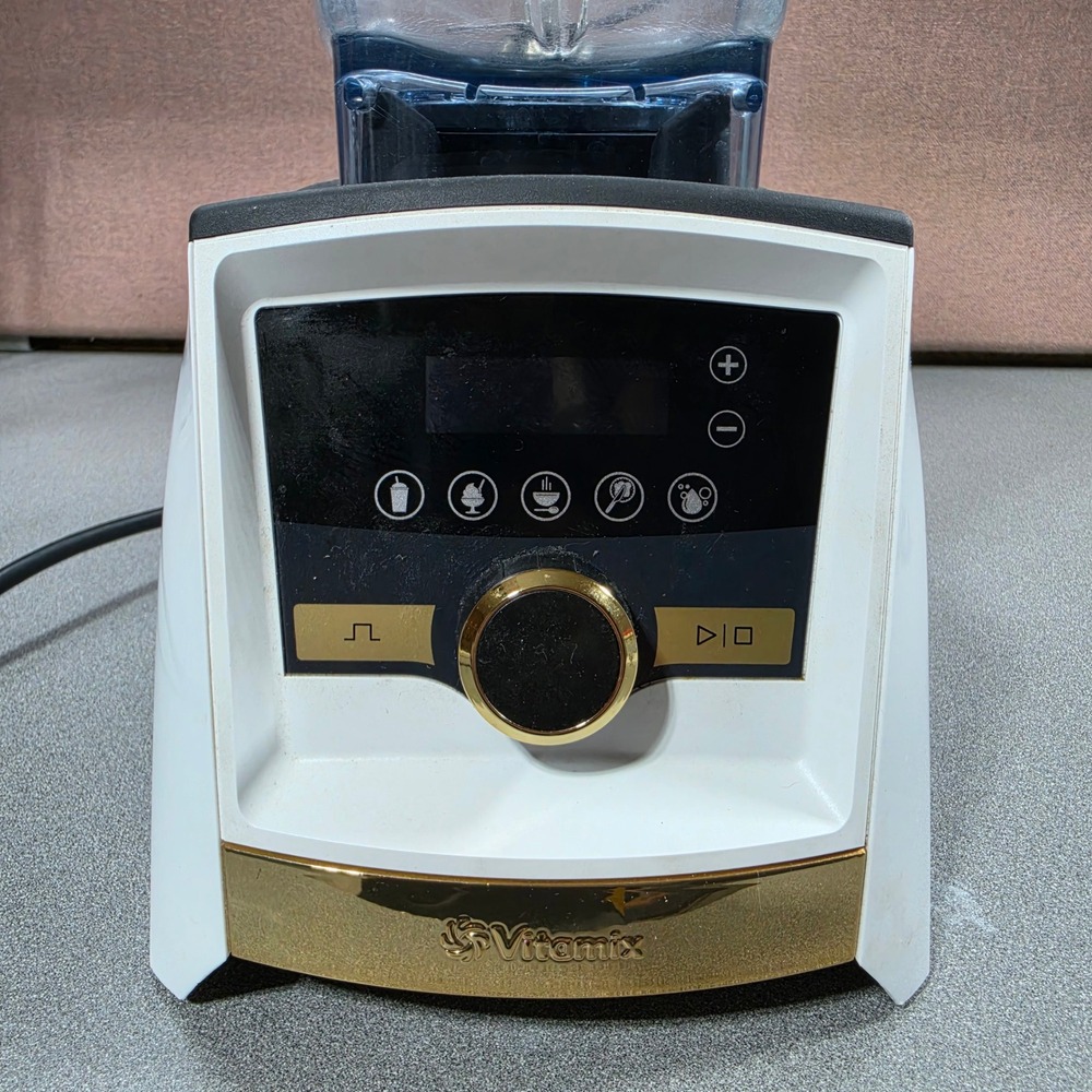 Vitamix Series A3500 Blender White Gold Excellent Professional Grade Works! - Picture 2 of 14